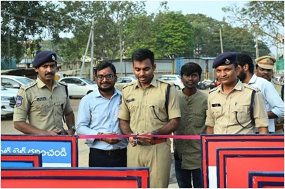 Caution Boards and Barricades for Mulugu District Police